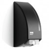 Satino Black dispenser voor handzeep,foamzeep,alcoholgel, gerecycled kunststof, mat zwart. 