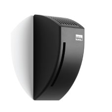 Satino Black Luchtverfrisser dispenser, gerecycled kunststof, mat zwart. 