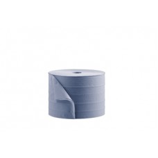 Satino Comfort poetsrollen, met scheurhuls, blauw, 2 laags, met perforatie.